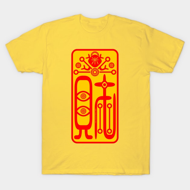 LUCK - CHOI - 財 T-Shirt by cholesterolmind